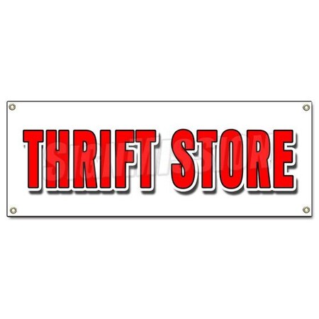 Signmission THRIFT STORE BANNER SIGN clothing furniture household clothes appliance B-Thrift Store